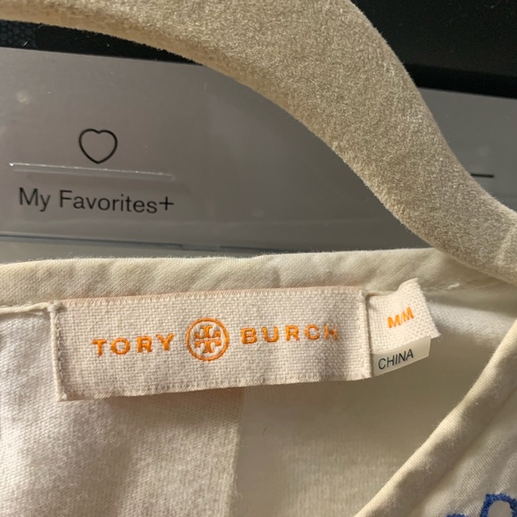 Bell-Sleeve embroidered top - TORY BURCH - Picture 3 of 7